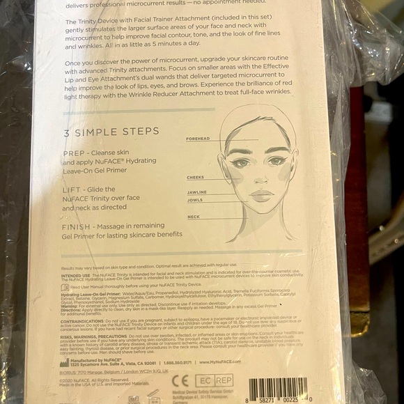 FLASH SALE🔥🔥PRICE FIRM💗NWT NUFACE TRINITY💗 with Creme activator & Brush!! - Picture 5 of 7